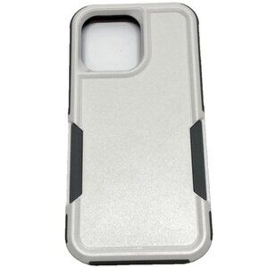 iphone 14 Pro Max Phone Case White Grey Rugged Anti-Scratch Mag Safe Shock-Proof